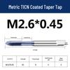 Спиральный резьбовой метчик Jundingying TICN M2.6x0.45