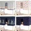 Functional Dormitory Bed Curtain Providing Stylish Mosquito Protection And Blackout Shading
