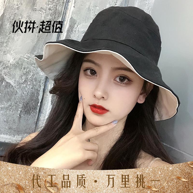 Women's summer fisherman hat, sun protection hat with large brim to cover the face, early spring and summer large brim UV protection sun hat