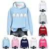 Women's Print Plush Warm Coat Fleece Sweater Casual Coat Pocket Sweater Autumn Winter Coat