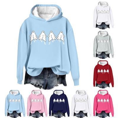 Женское плюшевое теплое пальто с принтом, флисовый свитер, повседневное пальто, свитер с карманами, осенне-зимнее пальто