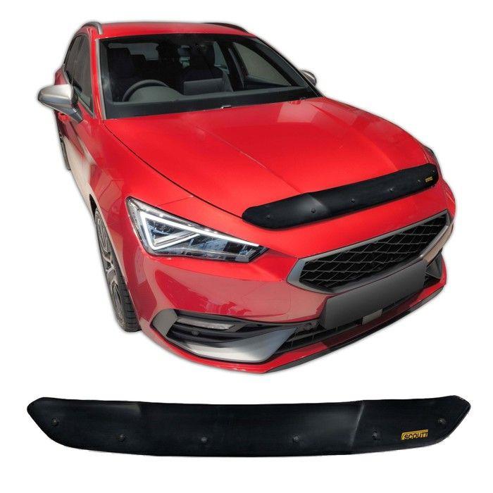 SCOUTT | Bra Capot Déflecteur Protection Pour Cupra Leon Depuis 2020, Aérodynamique, Assemblage Facile, Aucun perçage requis