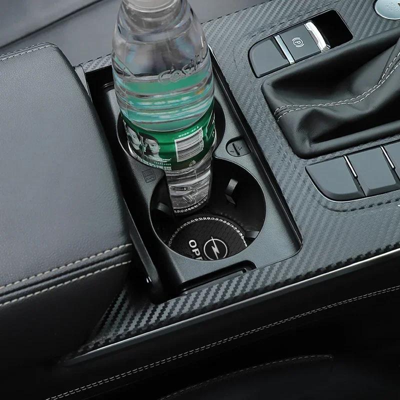 Car Non-slip Water Cup Pad Diamond Rhinestone Bling Decoration For Opel Astra Insignia Mokka Zafira Corsa Vectra Antara Meriva IA2
