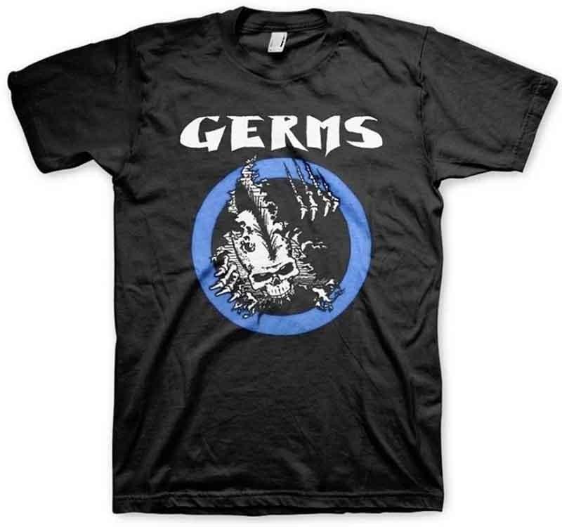 Новая Оригинальная Футболка The Germs GI Mohawk Skull Ripper Punk Black Flag Band Унисекс