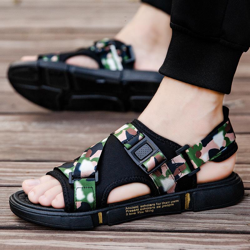 Outdoor Breathable Comfort Slip On Plus Size Open Shoes Casual Men Sandals Summer Shoes Sandal Mens PVC Sandalias