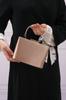 Women's Stylish and Useful Evening Dress Bag Women's Powder Fabric Evening Dress Clutch Portfolio Bag