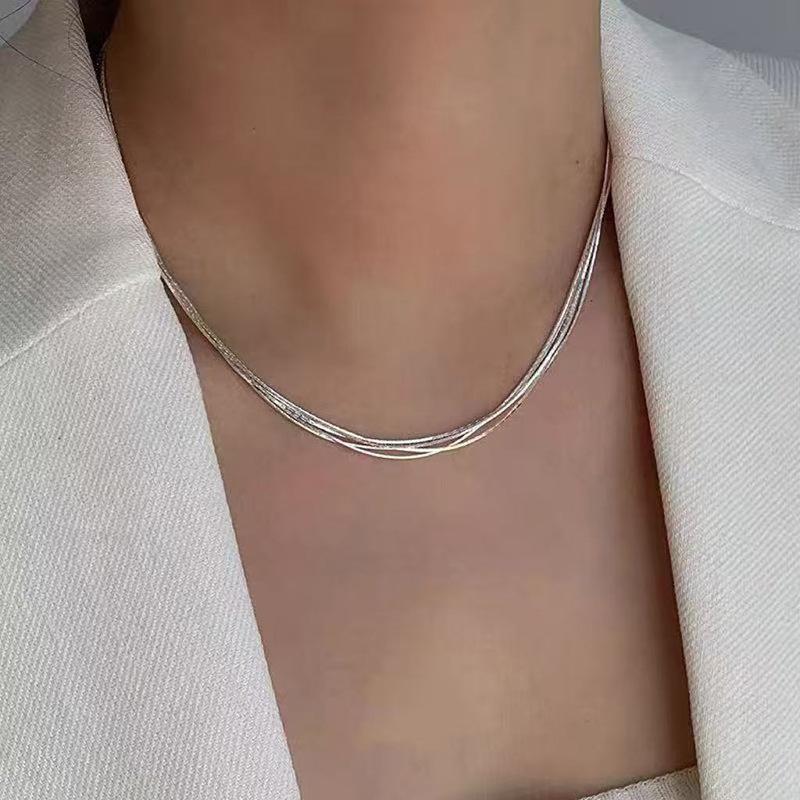 Жемчужное ожерелье женское нишевое легкое роскошное дизайнерское модное темпераментное цепочка на ключицу цепочка на шею цепочка на свитер цепочка из бисера