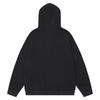 Unisex Oversized Hooded Zip-Up Sweatshirt With Leopard Print Star Design Casual Streetwear