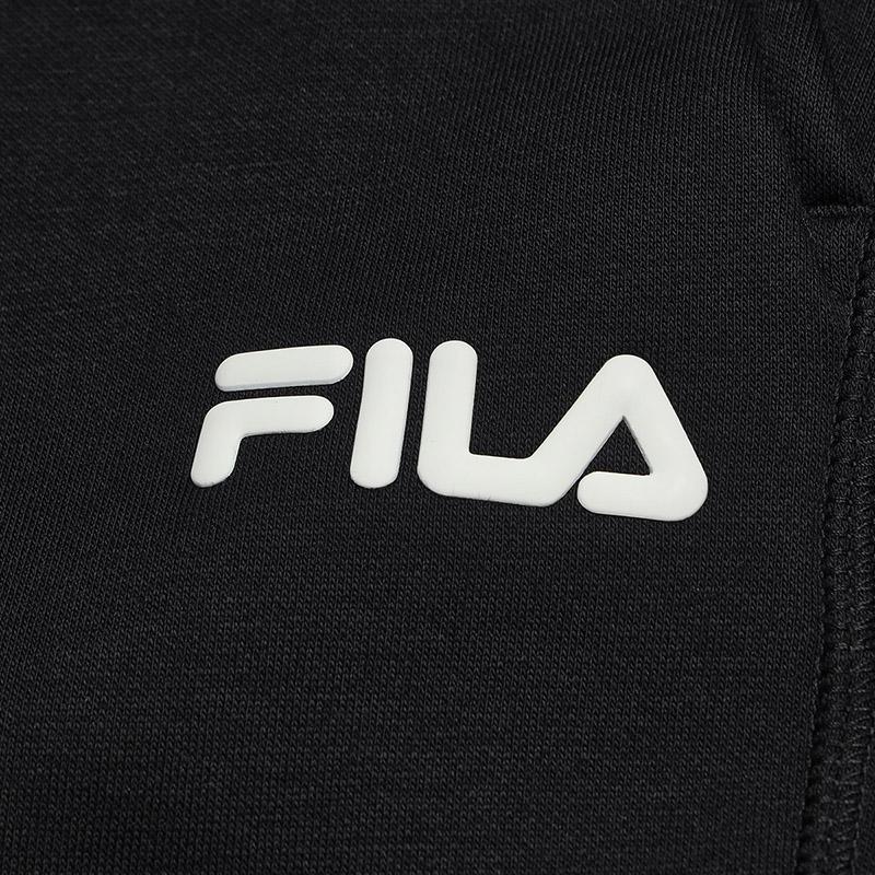 Fila Оригинальные женские флисовые брюки на кулиске, модные, простые, теплые, грязеотталкивающие, свободные, прямые, повседневные брюки, женские брюки F51W549602FBK