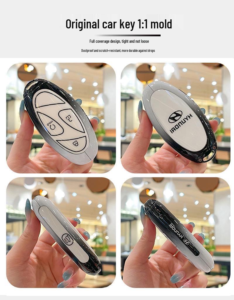 Чехол для ключа Hyundai Tucson L 2025: Полностью металлический корпус для новой модели 5-го поколения