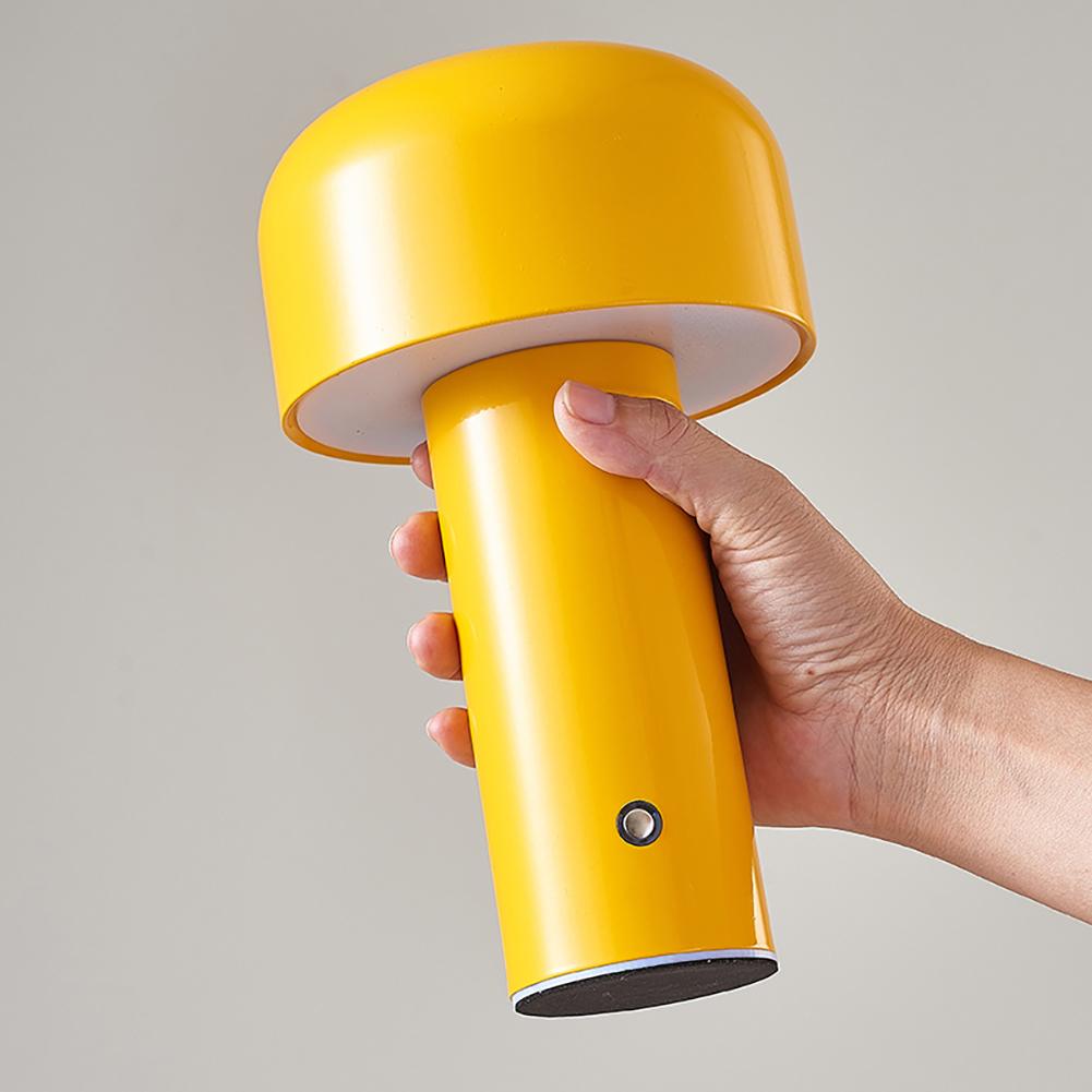 Mushroom Shaped Led Table Lamp Portable Dimmable Usb Rechargeable Bedroom Bedside Lamp Night Light