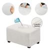 Waterproof Suede Velvet Stool Ottoman Cover Slipcover for Sofa Footstool Home Room Decor Step Stool Covers