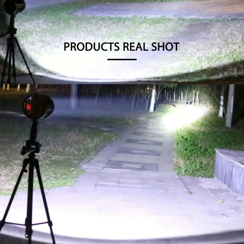 Суперяркий прожектор Высокий люмен Светодиодный ручной большой фонарь Открытый С солнечной зарядкой Поисковый фонарь Точ для кемпинга