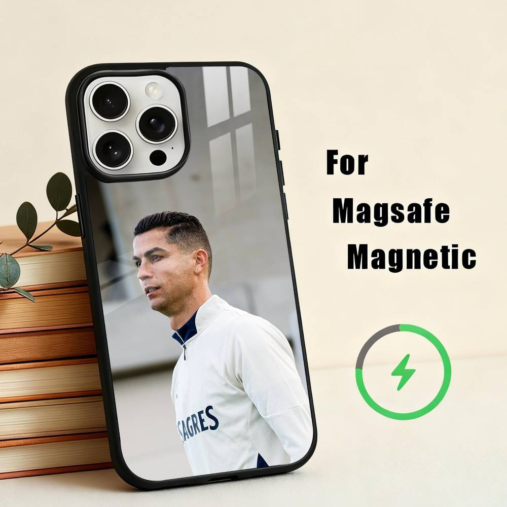 Чехол для телефона C-Cristiano-O R-Ronaldo-O Для iPhone17,16,15,14,13,12,11 Plus, Для чехла с магнитной беспроводной зарядкой