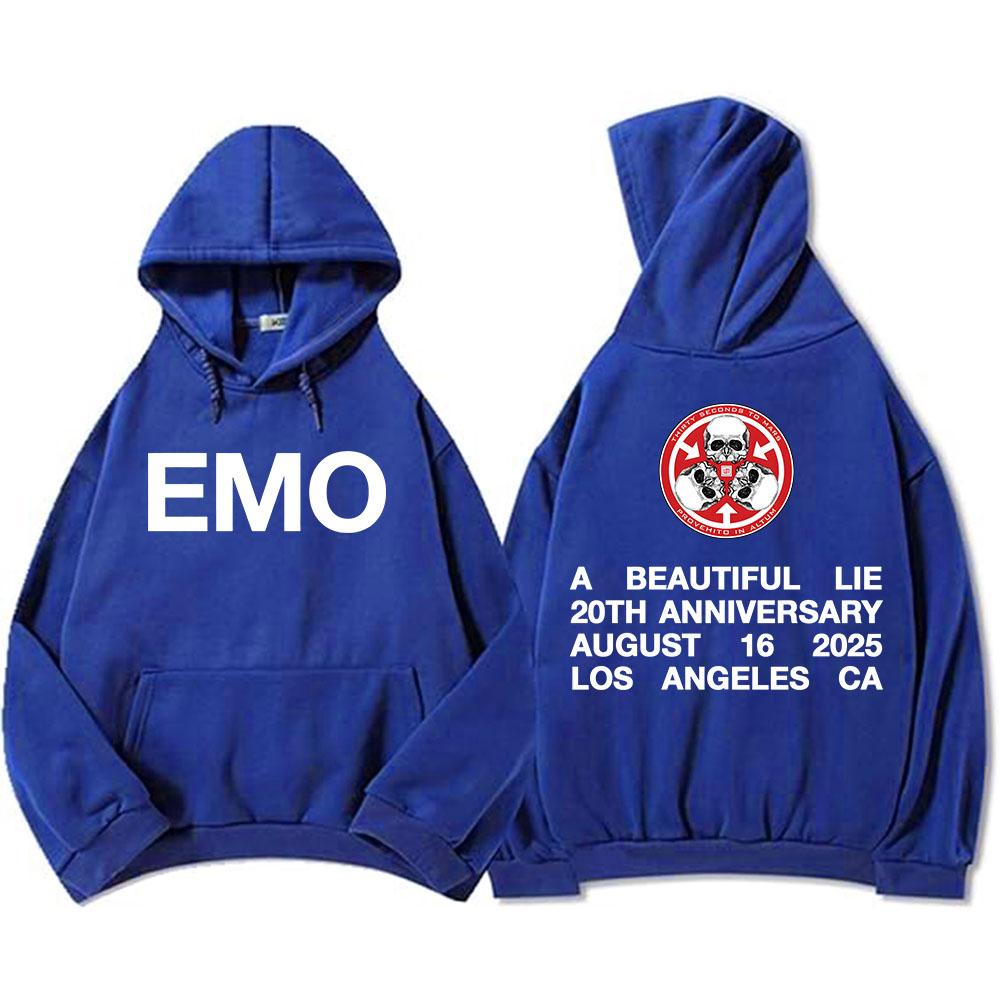 Рок-группа THIRTY SECONDS TO MARS Толстовки с капюшоном в стиле гранж с длинным рукавом Мужская и женская одежда Уличная одежда Унисекс Толстовка