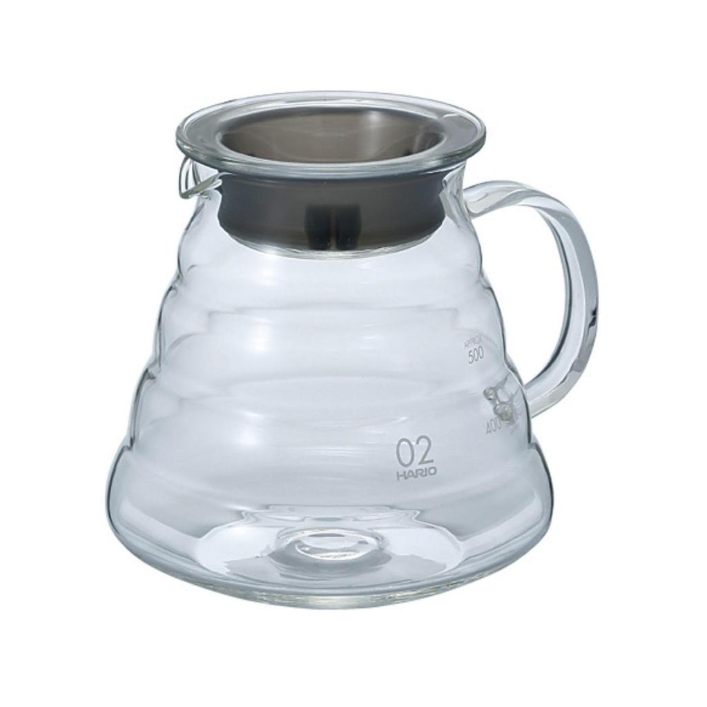 Стеклянный сервер HARIO V60 600 для микроволновой печи, прозрачный, 600 мл, 2-5 чашек, безопасный, XGSR-60-TB
