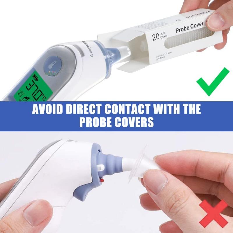 Запасные защитные колпачки для всех моделей ушных термометров Braun ThermoScan