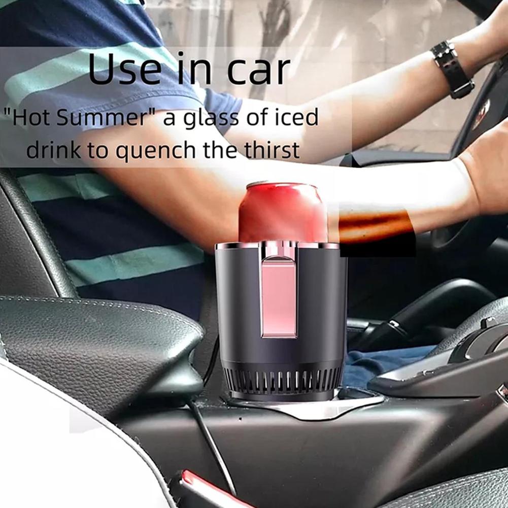 Car Heating Cooling Cup Mug Car Fridge Keep Beverage Car Cooler Drinks Refrigerator Coffee Miik Mini Freezer Portable Warme J4J5