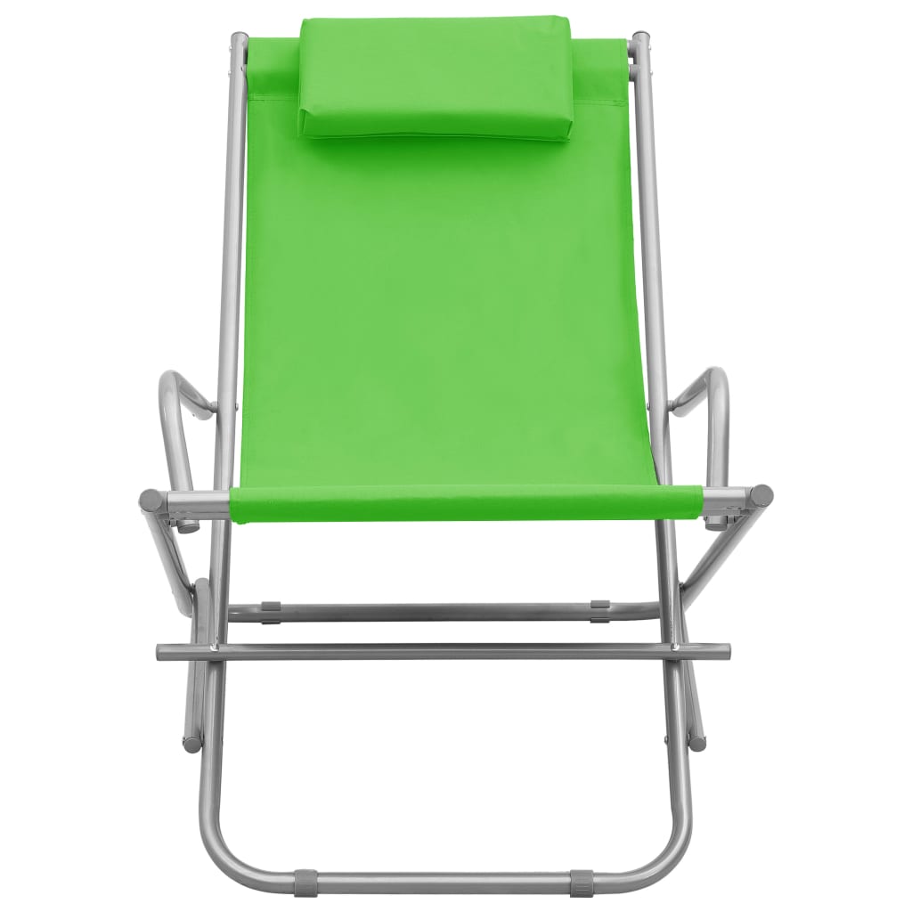 2 Pack Swing Chairs Steel Green
