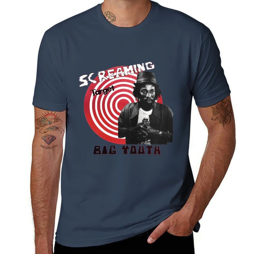Big Youth Screaming Target T-Shirt Cotton T Shirt Man Graphic T Shirts for Man T-Shirt
