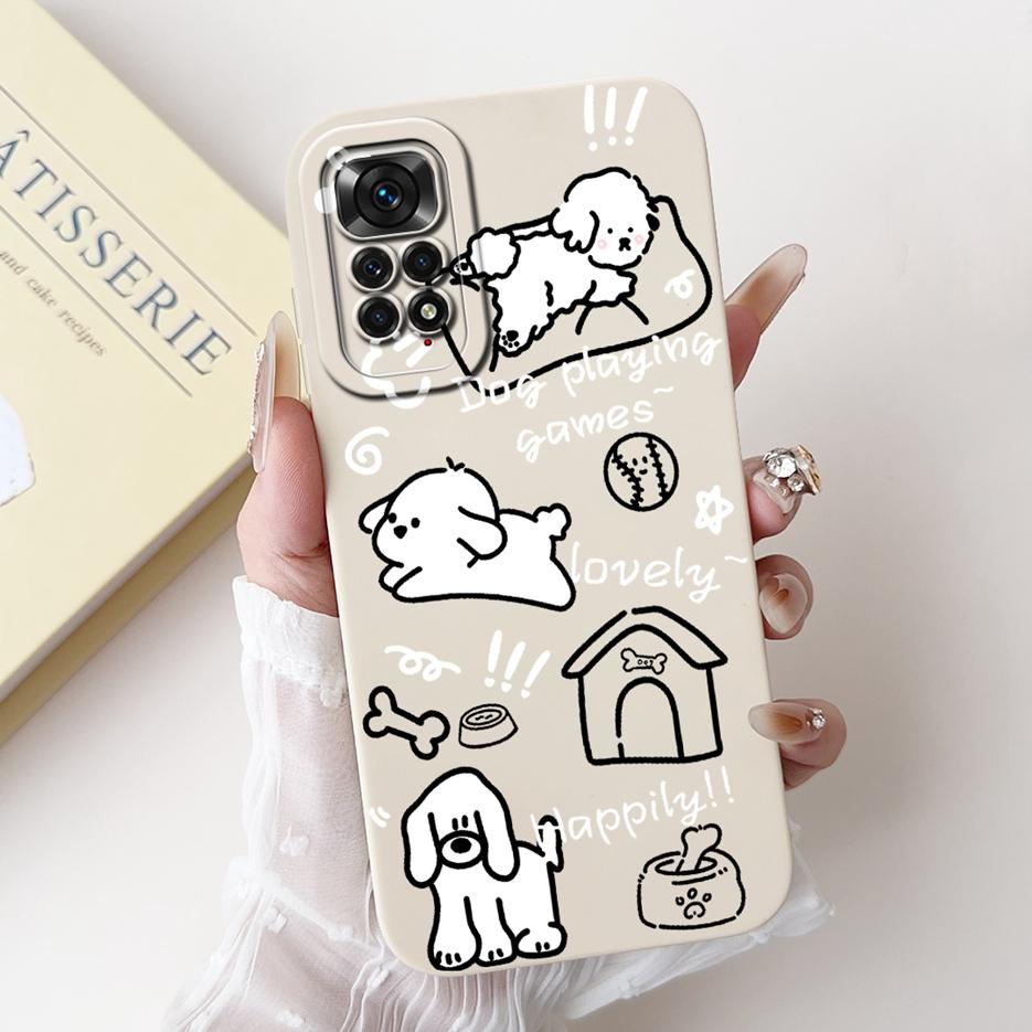 For Xiaomi Redmi Note 11 Pro Case New Fashion Cartoon Cover Soft TPU Phone Case For Redmi Note 11 11S 4G Redmi Note11 Pro Bumper