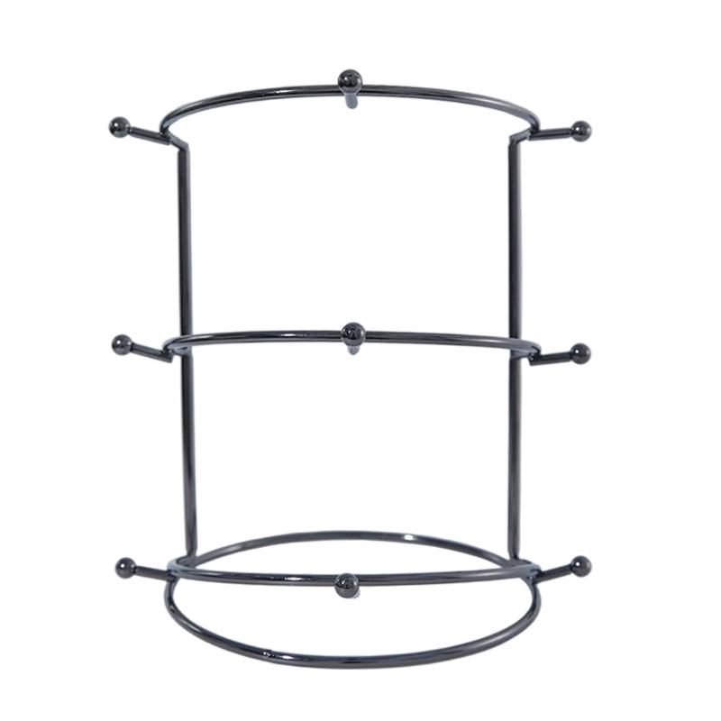 Элегантная съемная подставка-витрина для короны Прочный каркас из нержавеющей стали Подходит для надежных презентаций ювелирных выставок