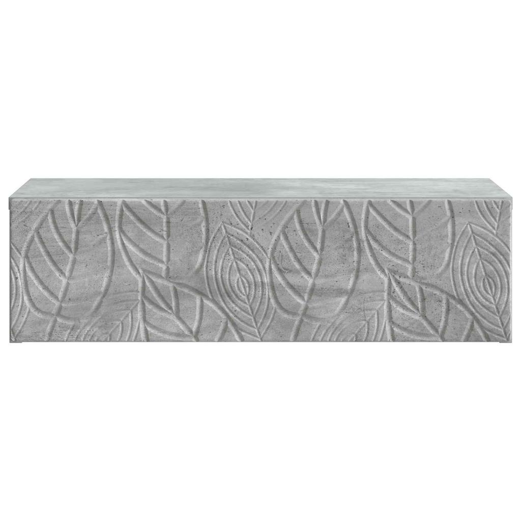 Wall Mounted Side Table Concrete Grey 59 x 34.5 x 17 cm