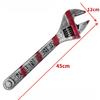Halloween Fake Wrench Pipe Clamp Plastic Prop Weapon Bloody Mechanics Tool Cosplay Toy