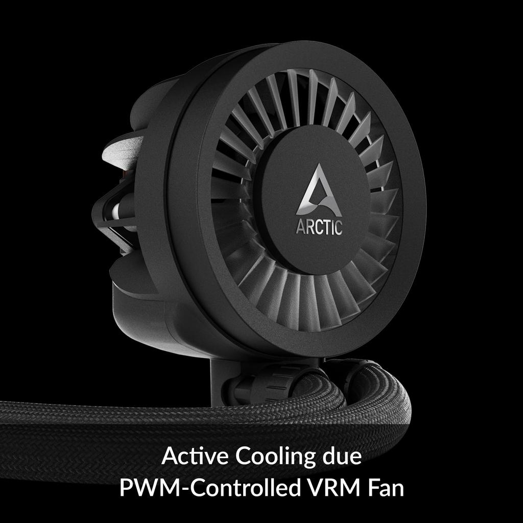 ARCTIC Liquid CPU Cooler High Static Pressure P Series Fan Included 38mm Thick Radiator Compatible with LGA1700 "Liquid Freezer 280" AM4/AM5