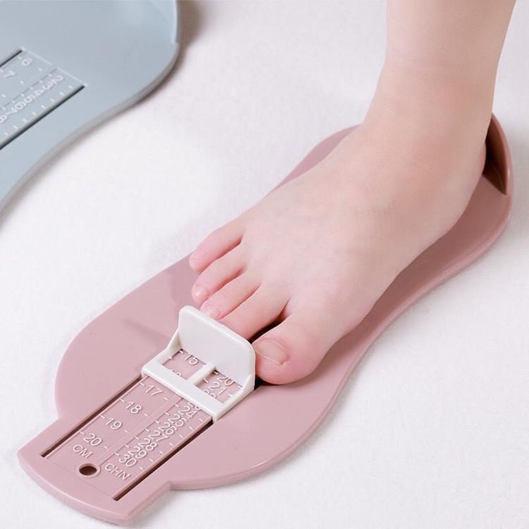 Children's Foot Measuring Ruler - Baby Shoe Sizer & Infant Foot Length Device