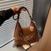 Fashion Leopard Print Large Capacity Shoulder Bag Women's New Versatile Casual Backpack Commuting