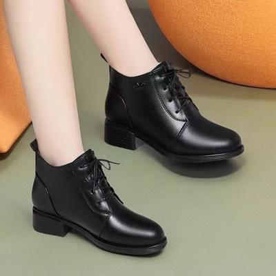 Женские ботинки Мартин в британском стиле, удобные, модные осень-зима 2025, повседневные, в зарубежном стиле, теплые, нескользящие, универсальные бархатные ботинки