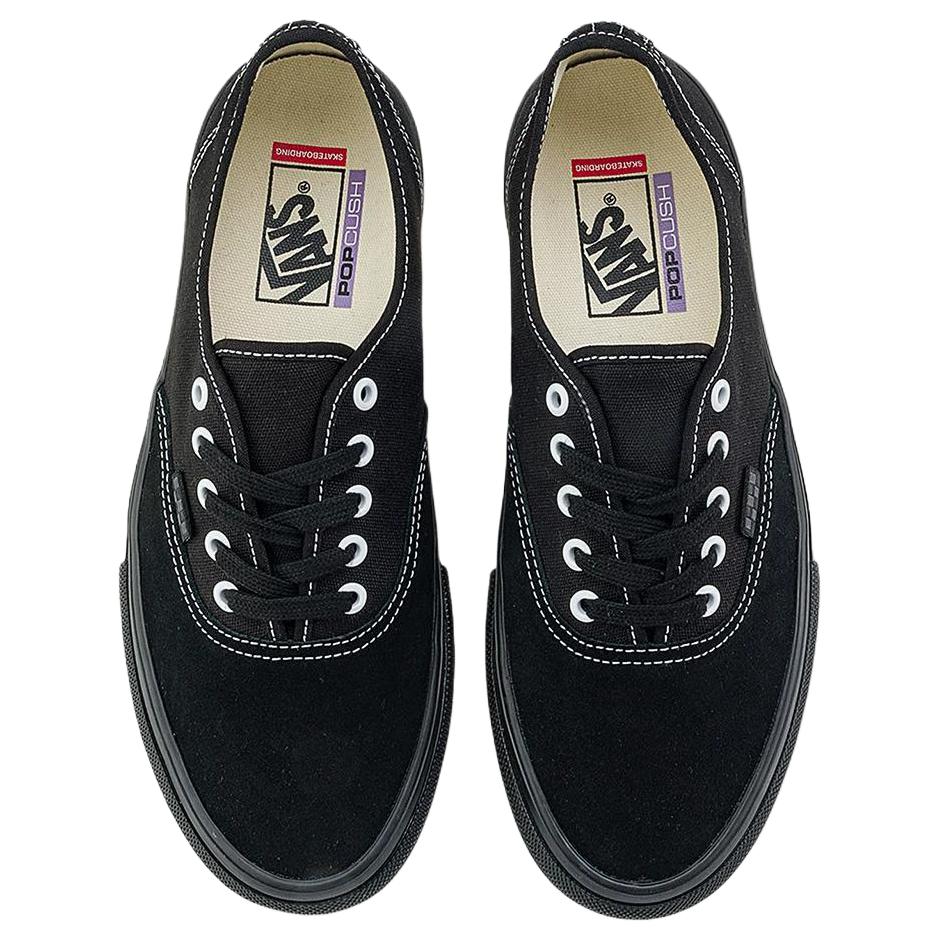 Vans Skate Authentic Comfortable Versatile Durable Low-Top Skate Shoes Unisex Sneakers Black White VN000EERCQQ