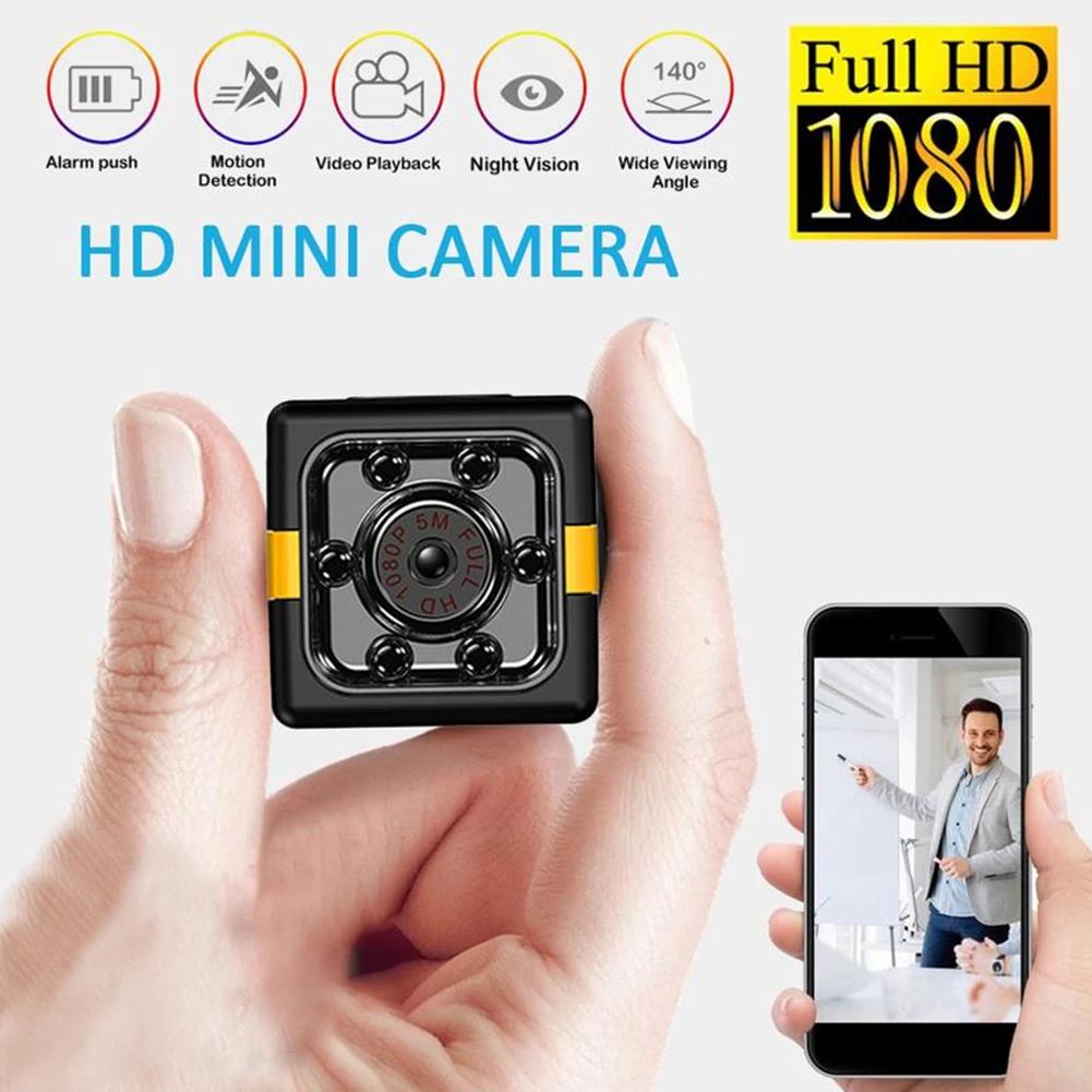 Мини-камера HD 1080P Ночное видение Видеокамера Обнаружение движения DVR Микрокамера Спорт DV Видео Ультрамаленькая камера для велосипеда Селфи