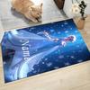 Custom Name Frozen Sisters Embrace Carpet Rug Customizable Soft Washable Anti-Slip Home Living Room Sofa Mats Personalized Rug. 0909282
