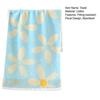Floral Bath Towel Cotton Soft Absorbent Hand Towel Fast Drying Washcloth Bathroom Towel for Face Spa Kitchen Gym Hotel