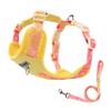 Dopamine Dog Harness Small & Medium Outdoor Dog Harness Gradient Print Pet Leash Set Comfortable and breathable