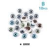 10 Pcs Plastic Doll Safety Eyes For Animal Toy Puppet Making Diy Craft Accessories