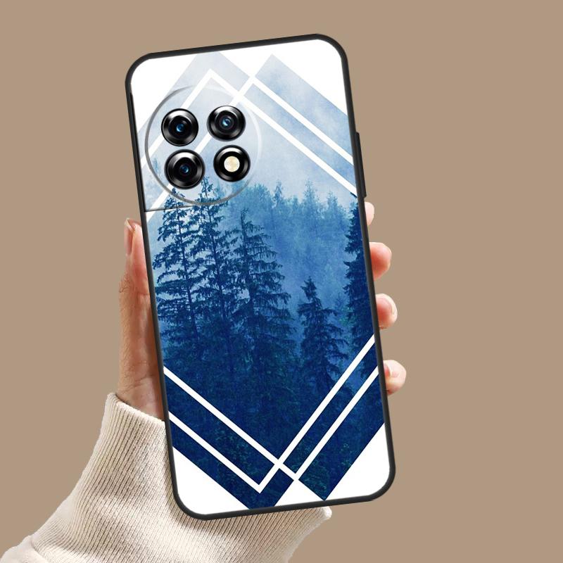 Лесная Геометрия Дерево Природа Чехол Для OnePlus Nord 5 CE 3 4 Lite N20 N30 OnePlus 15 13 12 11 8 9 10 Pro 10T 13T 13R Обложка