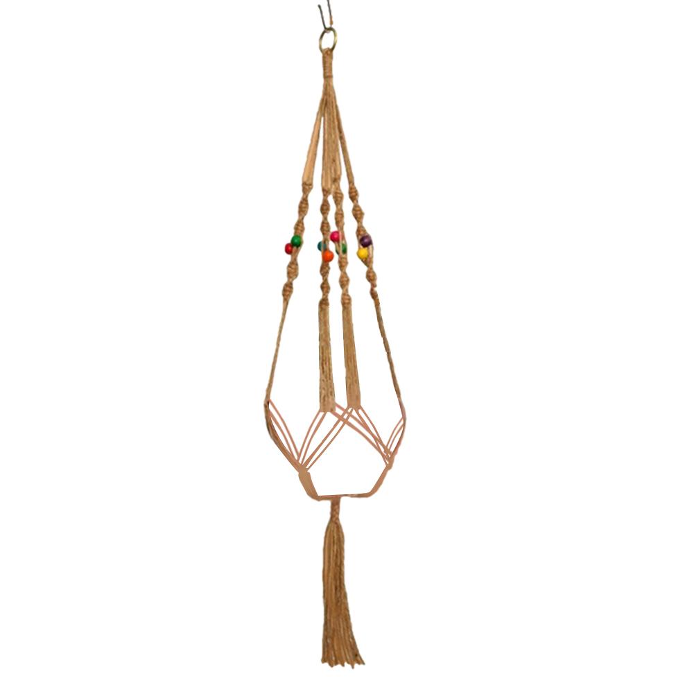 1 шт. макраме ручной работы, подвеска для растений, подвеска для цветов/горшков для украшения стен, патио, сада