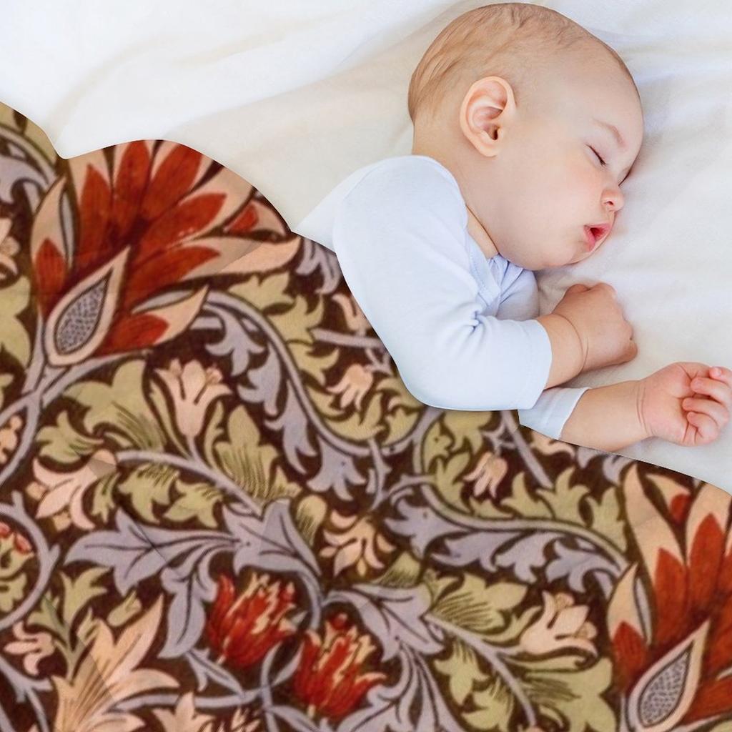 William Morris. Arts and Crafts. Uk. Throw Blanket Luxury Thicken Sofa Quilt warm for winter Kid'S Blankets