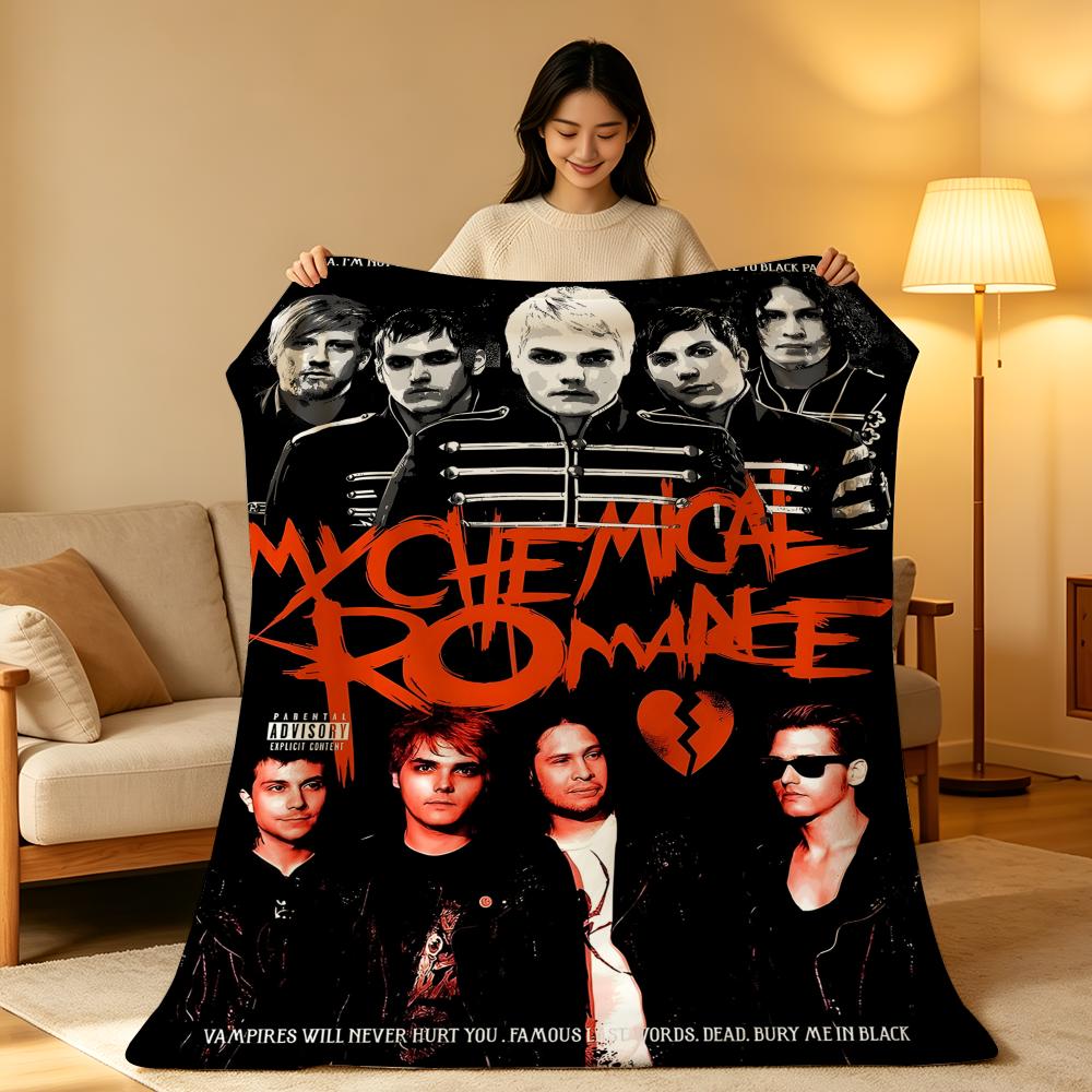 Плед M-My C-Chemical R-Romance Бросок Высокоплотный Короткий Плюш Мягкий Для Кожи для Дивана Дремоты Кондиционируемой Комнаты