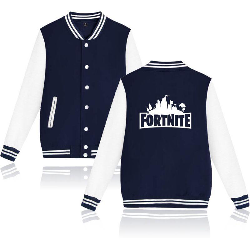 Plus Menwomen Autumn Size Buttons Sweatshirt Fortnite Fashion Jackets Baseball