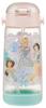 Skater Бутылка для воды с трубочкой Прозрачная бутылка 480 мл Силиконовая Disney Princess 25 Девочек PDSH5 Детская