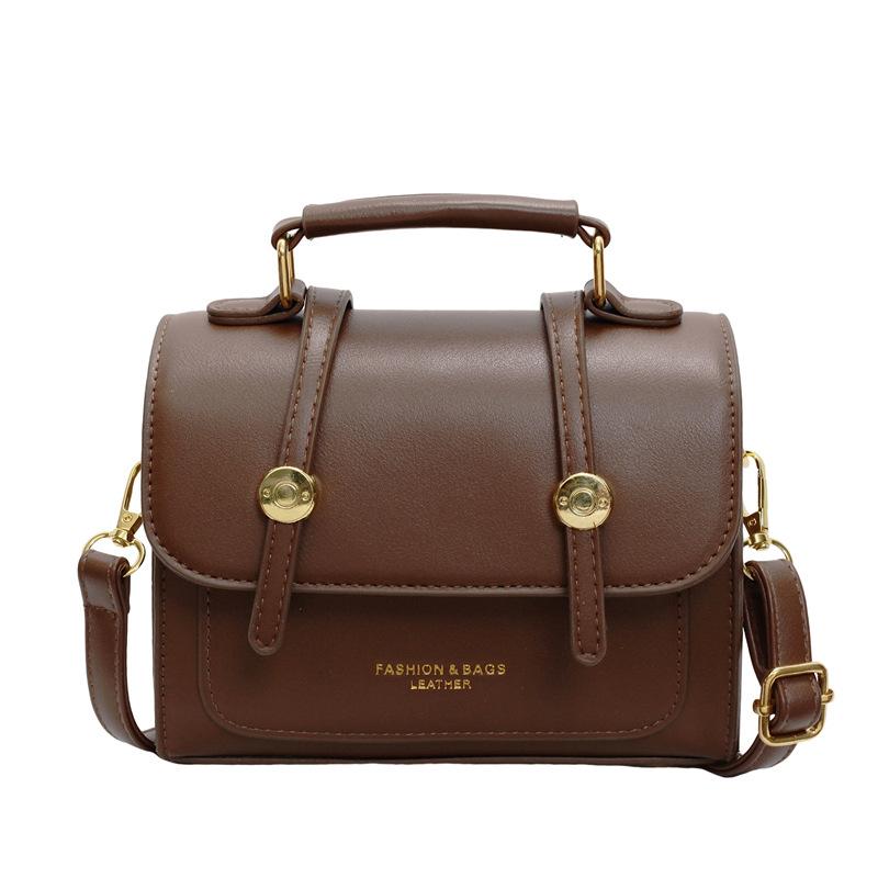 Small Bag Women's Spring and Summer New Fashion Shoulder Messenger Bag Portable Small Square Bag