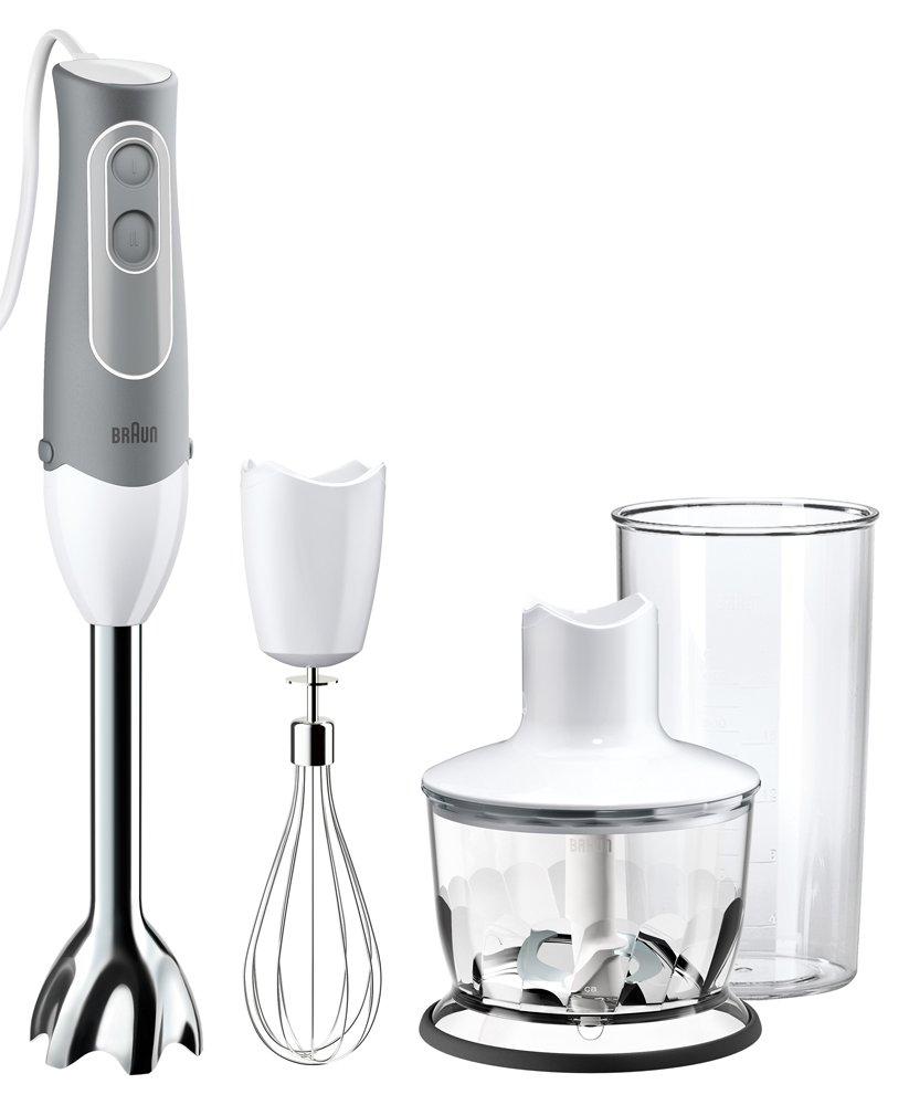 Ручной блендер Braun MQ535 Multi-Quick 4-в-1 для взбивания, смешивания, измельчения,