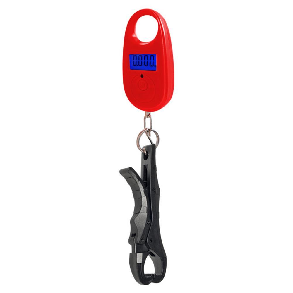 Мини Цифровые Весы 3 Режима Взвешивания Электронные Весы Грузоподъемность 40 кг Весы для Багажа с Пинцетом для Контроля Рыбы для Улицы