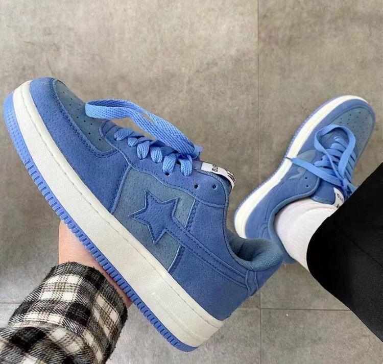 Super Fire Skateboard Men's Shoes Solid Color Low-top Couple Versatile Casual Board Shoes Korean Version of Student Trend Sports Women's Shoes