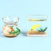 Dollhouse Miniature Glass Fish Tank Bowl Aquarium Doll House Home Ornament Toy