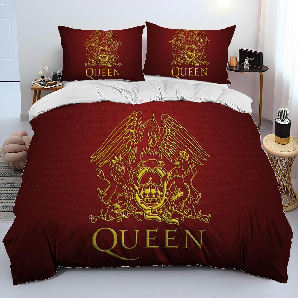 Фредди Меркьюри Queen-рок-группа Комплект постельного белья с одеялом, Пододеяльник Комплект для кровати Покрывало Наволочка, Комплект постельного белья размера Кинг/Квин